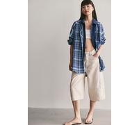 We The Free Summer Daydream Plaid Tunic at Free People in Cornflower Combo, Size: Medium - female