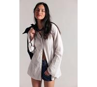 We The Free Sun Gazer Button Down at Free People in White Combo, Size: XL - female