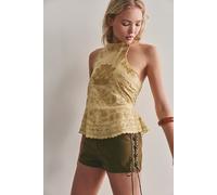 We The Free Sun Siren Vegan Suede Micro Shorts at Free People in Beech Leaves, Size: US 2 - female