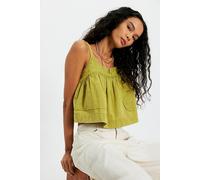 We The Free Sunbleached Tank Top at Free People in Green Envy, Size: Medium - female