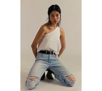 We The Free Sunny One-Shoulder Tank Top at Free People in Ivory, Size: Large - female