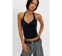 We The Free Sweetheart Halter Top at Free People in Black, Size: Medium - female