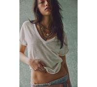 We The Free Take 2 Tee at Free People in Clean Ivory, Size: Large - female