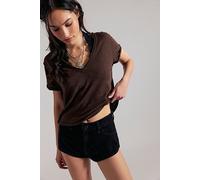 We The Free Take 2 Tee at Free People in Double Espresso Combo, Size: Large - female