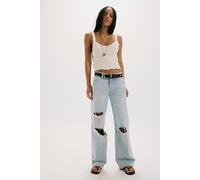 We The Free Tennessee Low-Rise Boyfriend Jeans at Free People in Indigo Ruin, Size: 33 - female