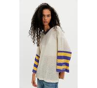 We The Free Tiger Tee at Free People in Ivory Combo, Size: XL - female