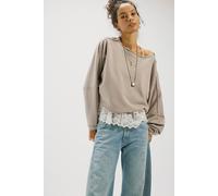 We The Free To The East Pullover at Free People in Chateau Grey, Size: Large - female