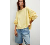 We The Free Total Eclipse Tee at Free People in Mellow Yellow, Size: Medium - female