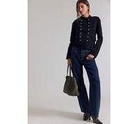 We The Free Truro Baggy Puddle Jeans at Free People in Deep Seas, Size: 29 - female