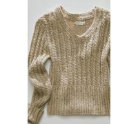 We The Free Twisted Heart Sweater at Free People in Stoney Beach Combo, Size: XS - female