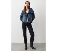 We The Free Up All Hours Slim Jeans at Free People in Black, Size: 24 - female