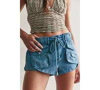 We The Free Waimea Slouchy Shorts at Free People in Blue Hills, Size: Large - female