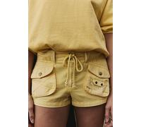 We The Free Waimea Slouchy Solid Shorts at Free People in Double Butter, Size: XL - female