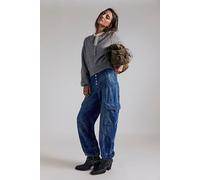 We The Free Wallflower Pull-On Jeans at Free People in Summer Nights, Size: Medium - female