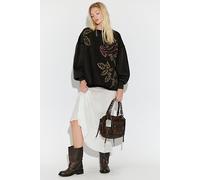 We The Free Washed Rosie Pullover at Free People in Twilight Combo, Size: Small - female