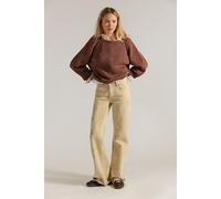 We The Free West Coast Relaxed Flare Jeans at Free People in Antique Ecru, Size: 28 - female