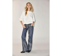 We The Free West Coast Relaxed Metallic Flare Jeans at Free People in Country Blue, Size: 29 - female