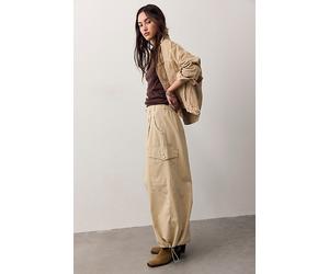 We The Free Wild Winds Cinched Wide-Leg Jeans at Free People in Ivory Coast, Size: XS - female