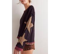 We The Free You're A Star Tee at Free People in Black Combo, Size: Large - female