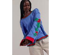 We The Free You're A Star Tee at Free People in Blue Riviera Combo, Size: Medium - female