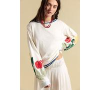 We The Free You're A Star Tee at Free People in Ivory Combo, Size: Medium - female