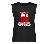 We The Ones Wrestling Fan T-Shirt Sleeveless Tee Graphic Men Tank Top S Black