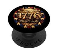 We The People 1776 Liberty Or Death Patriotic Constitution PopSockets Adhesive PopGrip