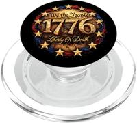 We The People 1776 Liberty Or Death Patriotic Constitution PopSockets PopGrip for MagSafe