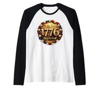We The People 1776 Liberty Or Death Patriotic Constitution Raglan Baseball Tee