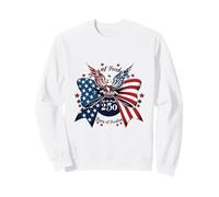 We the People 250 Years of Freedom Patriotic Eagle Design Sweatshirt