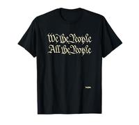 We The People, All The People - Classic Constitution Letters T-Shirt
