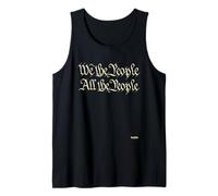 We The People, All The People - Classic Constitution Letters Tank Top