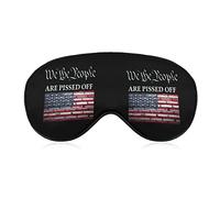We The People are Pissed Off Sleep Masks Eye Cover Blackout with Adjustable Elastic Strap Night Blindfold for Women Men Yoga Travel Nap