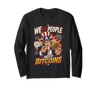 We The People Bitcoin Patriot - Crypto Long Sleeve T-Shirt