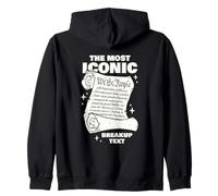 We the People Iconic Breakup Text Constitution Zip Hoodie