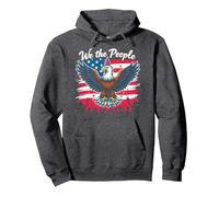 We The People Know How To Party Pullover Hoodie, Adult Unisex, Dark Heather Grey, S
