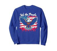 We The People Know How To Party Sweatshirt, Adult Unisex, Royal Blue, M