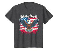 We The People Know How to Party T-Shirt, Kids, Dark Heather Grey, 12 Years