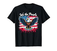 We The People Know How to Party T-Shirt, Men, Black, M
