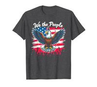 We The People Know How to Party T-Shirt, Men, Dark Heather Grey, S