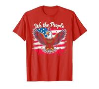 We The People Know How to Party T-Shirt, Men, Red, S