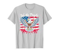 We The People Know How to Party T-Shirt, Men, Silver, M