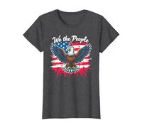 We The People Know How to Party T-Shirt, Women, Dark Heather Grey, XL