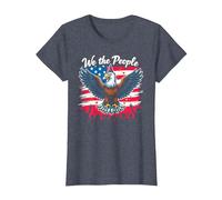 We The People Know How to Party T-Shirt, Women, Heather Blue, M