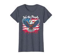 We The People Know How to Party T-Shirt, Women, Heather Blue, S