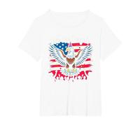 We The People Know How to Party T-Shirt, Women's Plus, White, 4X