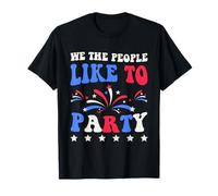 We the People like Party Patriotic American Flag 4th Of July T-Shirt