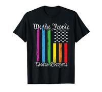 We The People Means Everyone LGBT USA American Flag T-Shirt