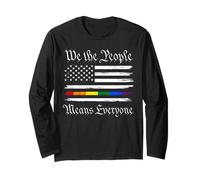 We The People Means Everyone Pro LGBTQ Equality Gay Pride Long Sleeve T-Shirt