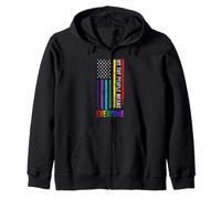 WE THE PEOPLE MEANS EVERYONE US Constitution LGBT Pride Zip Hoodie